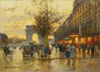  L'Arc de Triomphe et Les Champs Elysees